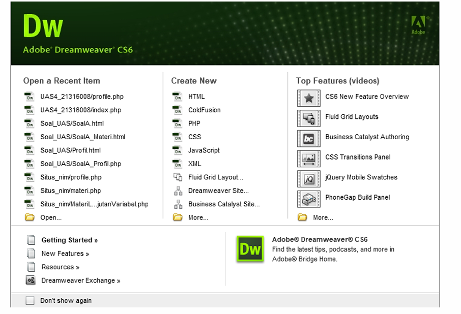 gambardreamweaver